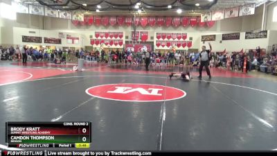 85 lbs Cons. Round 2 - Camdon Thompson, Benson vs Brody Kratt, Summit Wrestling Academy