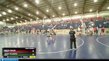 120 lbs Cons. Round 1 - Bryce Zeiler, Alaska vs Jesse Villegas, Idaho