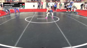 85_B lbs Round Of 16 - Brennen Minier, Wyalusing vs Mitch Nolan, Methacton