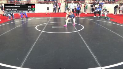 85_B lbs Round Of 16 - Brennen Minier, Wyalusing vs Mitch Nolan, Methacton