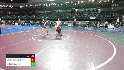 128 lbs Round Of 16 - Thomas SanFilippo 3rd, Boonton vs Jake Renninger, Central Youth Wrestling