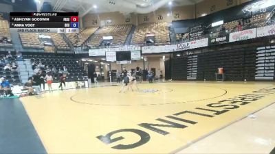 138 lbs 3rd Place Match - Anna Vogt, Oklahoma City University vs Ashlynn Goodwin, Fort Hays State