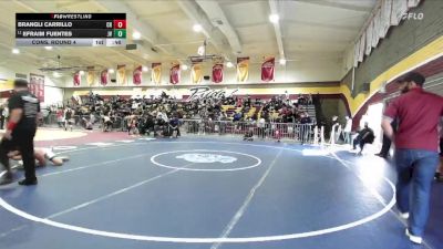 144 lbs Cons. Round 4 - Brangli Carrillo, Citrus Hill vs Efraim Fuentes, Jurupa Valley