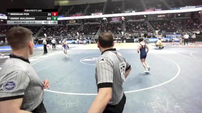 II-116 lbs Cons. Round 3 - Derek Walseman, Beaver River vs Brendan Fox, Seaford