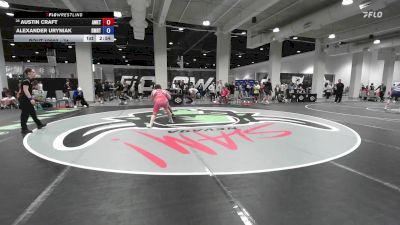 74 lbs Cons. Round 2 - Austin Craft, American / ETC vs Alexander Uryniak, DMV RTC