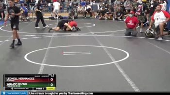 152 lbs Cons. Round 3 - Leonell Hernandez, Hueneme vs William Ramos, Thousand Oaks