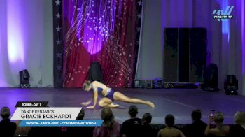 Dance Dynamics - Gracie Eckhardt [2023 Junior - Solo - Contemporary/Lyrical Day 1] 2023 JAMfest Dance Super Nationals