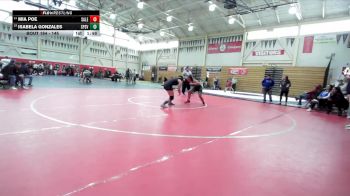 145 lbs Champ. Round 2 - Mia Poe, San Leandro vs ISABELA GONZALES, St Patrick - St Vincent