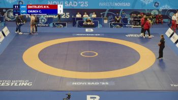 79 kg Qualif. - Nikita Mayeuski, UWW vs Connor Church, Canada