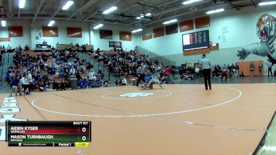 150 lbs Semifinal - Aiden Kyser, Vermilion vs Mason Turnbaugh, Ontario