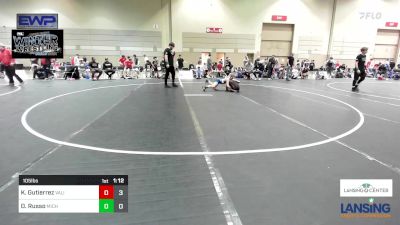 105 lbs Semifinal - Koah Gutierrez, Valiant Prep Wrestling Club vs Dylan Russo, Michigan Premier WC - (A)