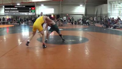 184 lbs Champ. Round 1 - Mark Stankorb, Lake Erie College vs Reese Redman, Ashland University