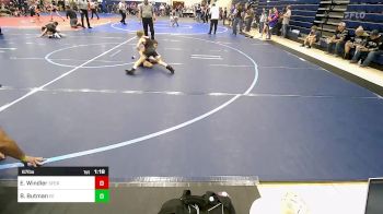 67 lbs Quarterfinal - Evan Windler, Sperry Wrestling Club vs BrocLee Butman, Eierman Elite