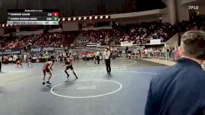 D 2 113 lbs Cons. Round 3 - Parker David, St. Thomas More vs Chino Rivera-Woo, Caddo Magnet