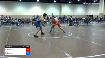 125 kg Consolation - Dillyn Miller, Unattached vs Blake Querio, Cliff Keen Wrestling Club