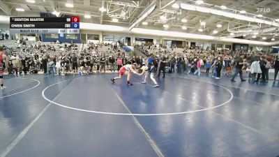 157 lbs Champ. Round 1 - Denton Martin, Uintah Wrestling vs Owen Smith, Charger Wrestling Club