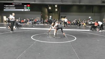 125 lbs Cons. Round 3 - Taye Jordan, Northwestern (Iowa) vs Amir Hussein, Waldorf (Iowa)