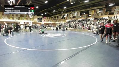 126 lbs Quarterfinal - Keenan Paz, Gold Rush Wrestling vs Preston Schreck, Rough House