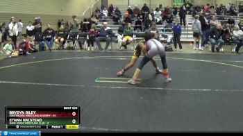 82 lbs Quarterfinal - Brydyn Riley, Contenders Wrestling Academy vs Ethan Halstead, Dark Horse Wrestling Club