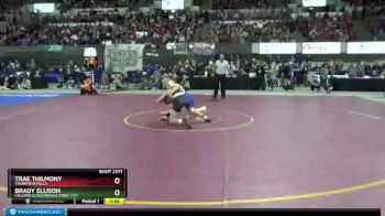 1st Place Match - Trae Thilmony, Thompson Falls vs Brady Ellison, Columbus/Absarokee/Park City