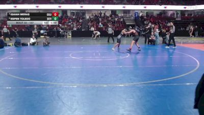 157 lbs Champ. Round 1 - Isaiah Meras, Columbia vs Espen Toledo, Skyview