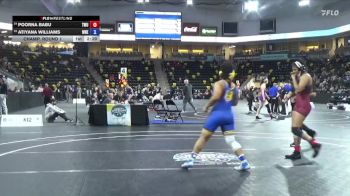 160 lbs Champ. Round 1 - Atiyana Williams, Western New England vs Poorna Babu, Texas Woman`s University