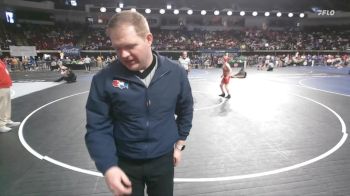 D 1 120 lbs Champ. Round 2 - Liam Ritchie, St. Paul`s vs Tucker Saucier, Haughton