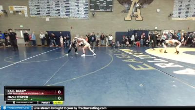 108 lbs Quarterfinal - Nash Zender, Piranha Wrestling Club vs Kael Bailey, Deer Park Ironman Wrestling Club