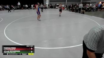 190 lbs Cons. Round 2 - Dylan Richardson, Park Wrestling Club vs Thomas Prins, Michigan Premier WC