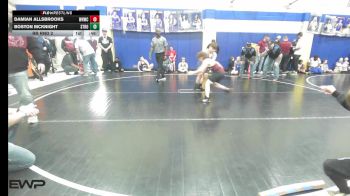 90-105 lbs Rr Rnd 2 - Damian Allsbrooks, Warhorse Wrestling Club vs Boston McKnight, Stroud Youth Wrestling Club