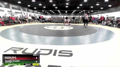 100 lbs Quarterfinals (8 Team) - Tanner Stuart, Team Alien vs Mason Ekle, Untouchables