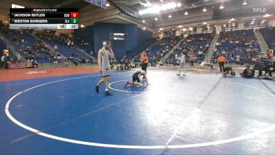 144 lbs 3rd Place Match - Jackson Butler, Bishop McCort vs Weston Borgers, Blair Academy