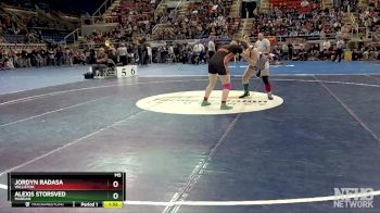 170 lbs Semifinal - Alexis Storsved, Mandan vs Jordyn Radasa, Williston