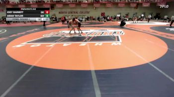 157 lbs Cons. Round 1 - Joey Barnett, Carthage College vs Aidan Taylor, Olivet