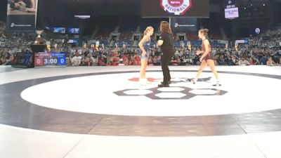 95 lbs Champ. Rd Of 32 - Aaliyah Brown, Indiana vs Calli Ziegler, Tennessee