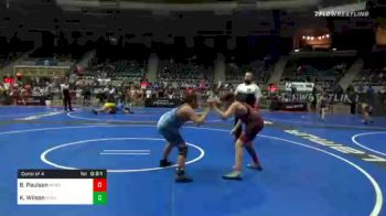 130 lbs Consolation - Bjorn Paulson, Nebraska Boyz vs Keen Wilson, Standfast