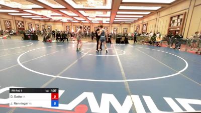 130 lbs Rr Rnd 1 - Danny Gatto, Va vs Jake Renninger, Nj