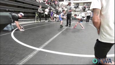 55 lbs Quarterfinal - Axel Gannon, Lions Wrestling Academy vs Zephyr Mechling, Choctaw Ironman