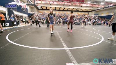 100 lbs Rr Rnd 3 - Jonathan Amezquita, Elgin Wrestling vs Faith Garrison, Newcastle Youth Wrestling