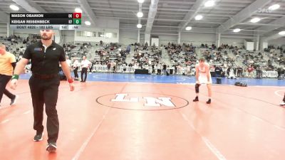182 lbs Consi Of 16 #2 - Mason OBanion, OK vs Keigan Reisenbeck, KY