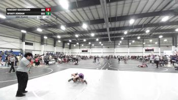 78 lbs 3rd Place - Vincent Escobedo, Grindhouse WC vs Wyatt Jordan, Ravage WC