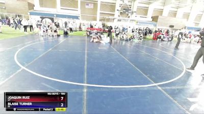 190 lbs Quarterfinal - Joaquin Ruiz, UT vs Blaise Turner, ID