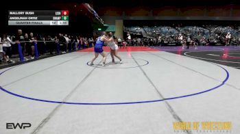 185 lbs Quarterfinal - Mallory Bush, Lassen vs Angelinah Ortiz, Swamp Monsters