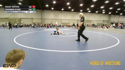 60 lbs Final - Oakley Waitkus, Tulsa Elite 12U 1 vs Kruizemen Myers, Team Danger 12U