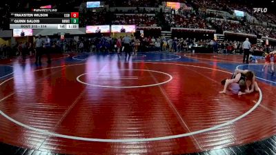 114 lbs Champ. Round 1 - Quinn Salois, North Montana Wrestling CLub vs Traxsten Wilson, Cougar Club Wrestling