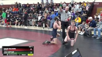 106 lbs Round 1 - Colt Boyles, Burlington Notre Dame vs David Bilhorn, Milton