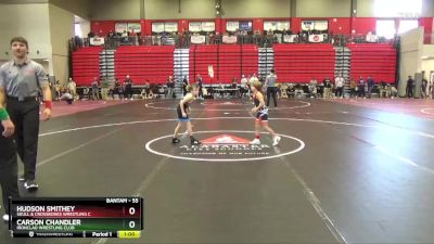 55 lbs Cons. Round 1 - Carson Chandler, Ironclad Wrestling Club vs Hudson Smithey, Skull & Crossbones Wrestling C