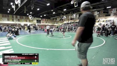 63 lbs 3rd Place Match - Rowan Corrales, Rough House Wrestling vs Aiden Orbeta, Socal Grappling Wrestling Club