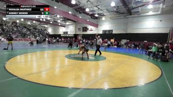 100 lbs Champ. Round 2 - Aubrey Sedeno, Thousand Oaks vs Rosalba Martinez, Magnolia