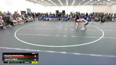 124 lbs Round 3 (3 Team) - Peyton Kratochvill, Holmen vs Gracie Kobus, Saint Michael/Albertville